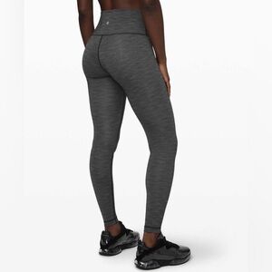 Lululemon Wunder Under High-Rise Tight 28" Heathered Black Size 10